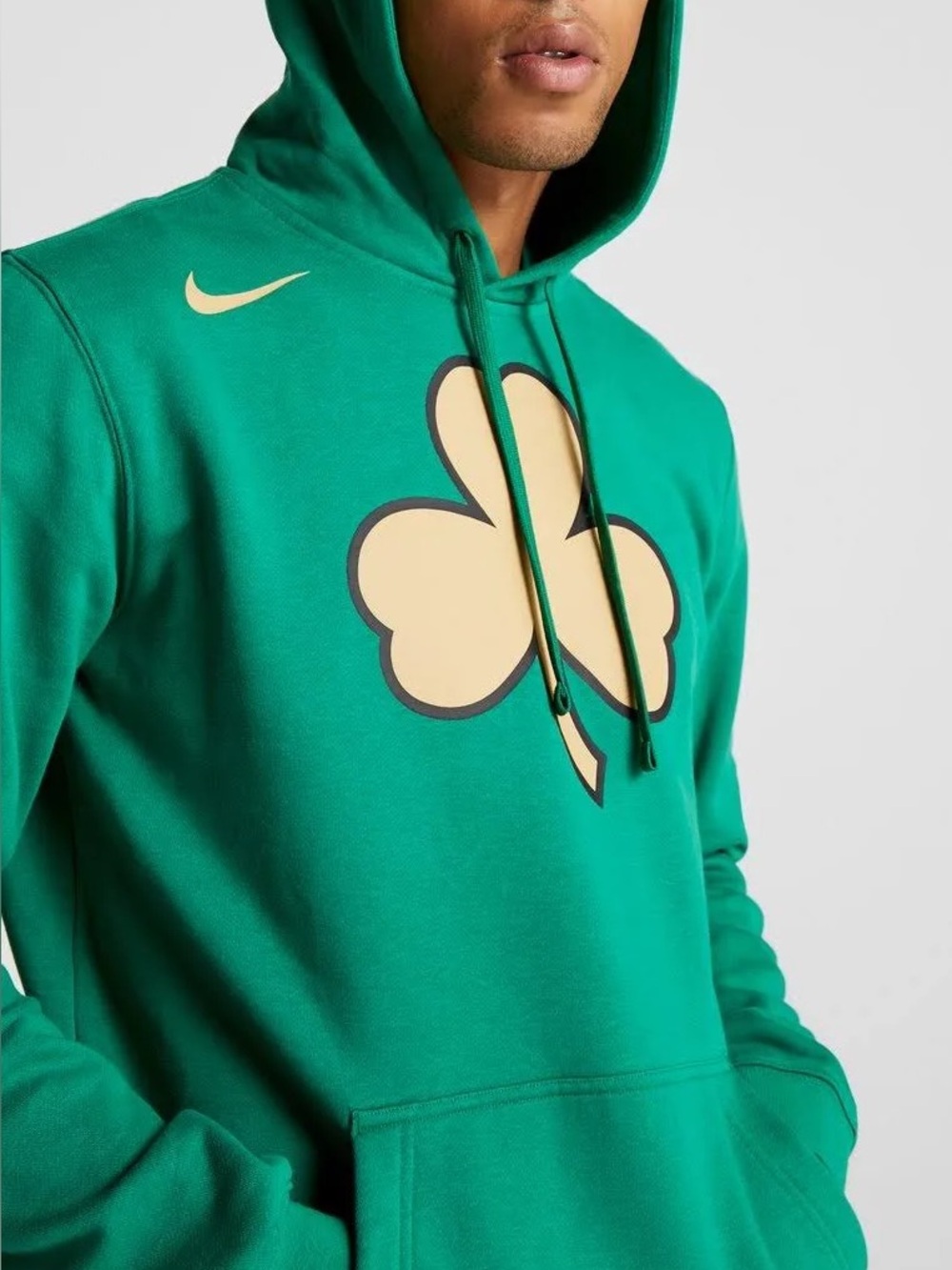 Nike Boston Celtics club logo city edition hoodie